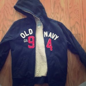 Old Navy Boys Small ZIP Up Sweat Shirt